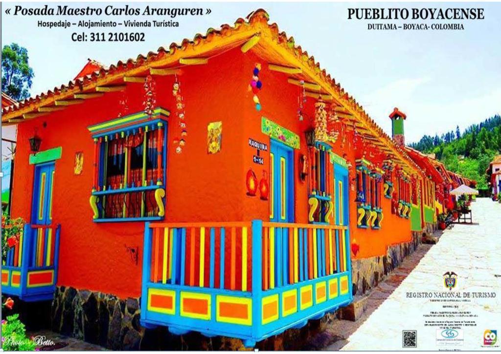 Casa Posada Maestro Carlos Aranguren Duitama Bagian luar foto